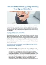 Move with Ease Once Again by Relieving Your Hip and Knee Pains - slide 1