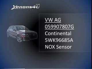 vw ag 059907807g continental 5wk96685a nox sensor