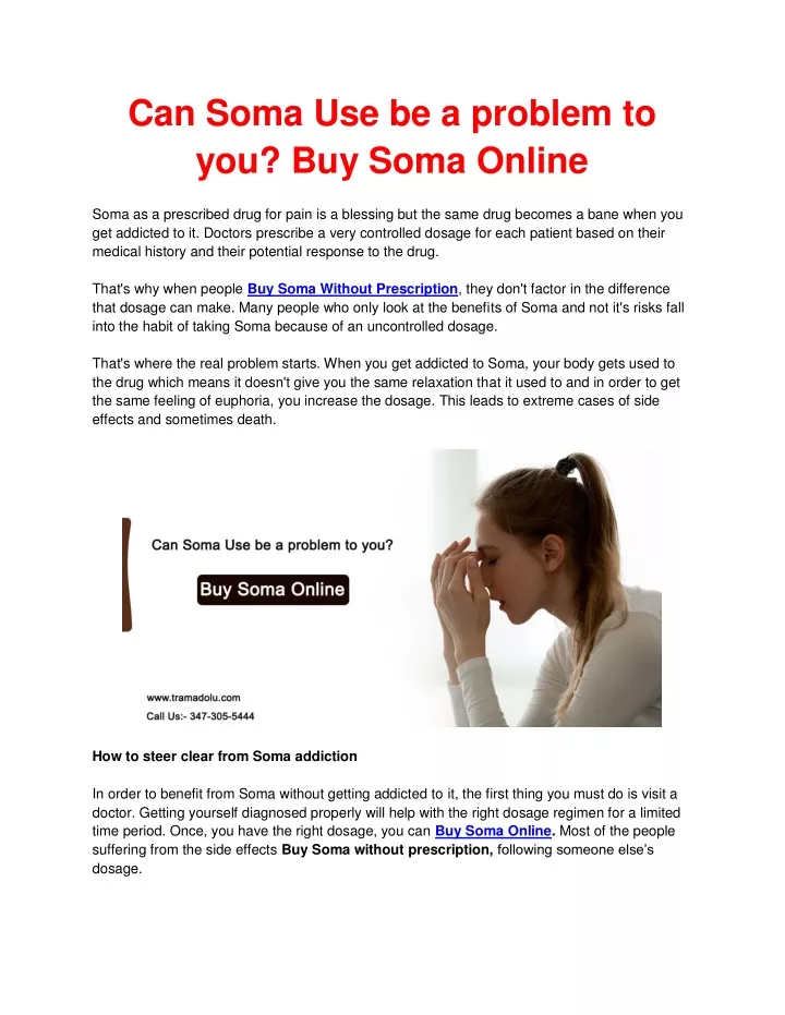 can soma use be a problem to you buy soma online