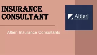 Insurance Consultant | Altieri Insurance Consultants