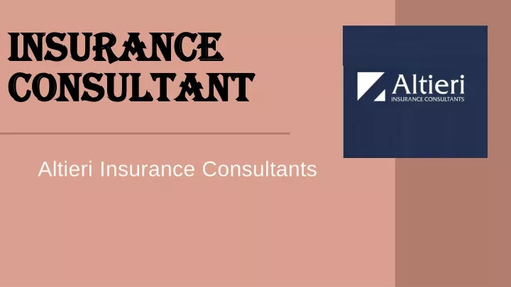 insurance consultant
