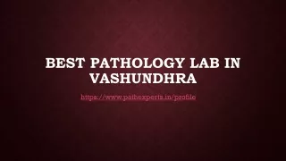 best pathology lab in vashundhra