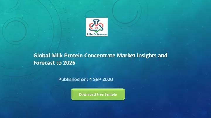 global milk protein concentrate market insights