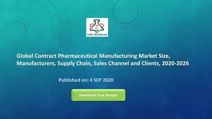 global contract pharmaceutical manufacturing