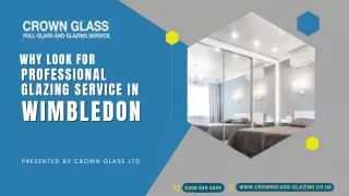 why look for professional glazing service
