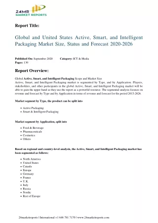 report title