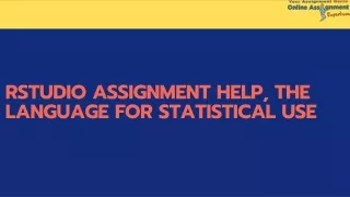 rstudio assignment help the language
