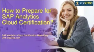 how to prepare for sap analytics cloud