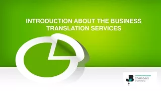 introduction about the business translation services