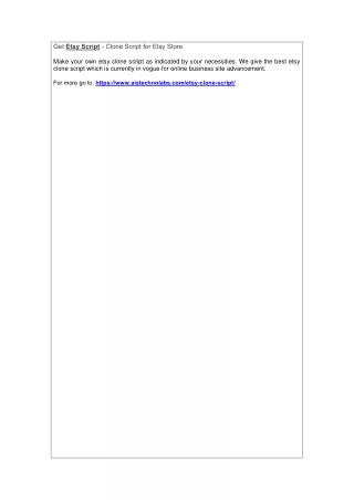 get etsy script clone script for etsy store make