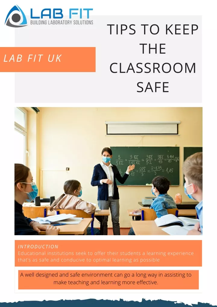 tips to keep the classroom safe