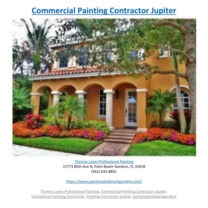 commercial painting contractor jupiter