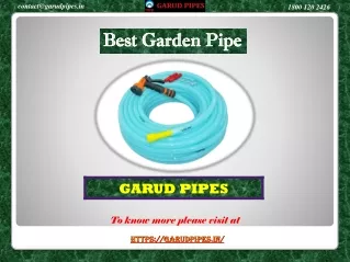 Best Garden Pipe