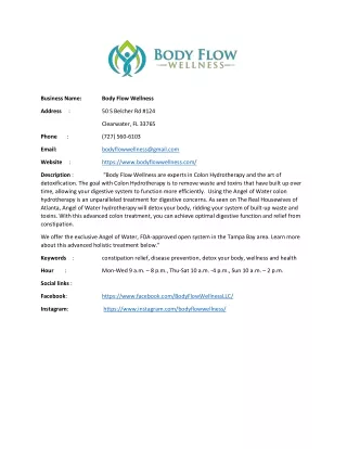 Body Flow Wellness