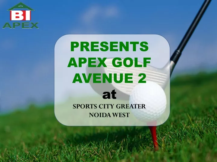 presents apex golf avenue 2 at sports city