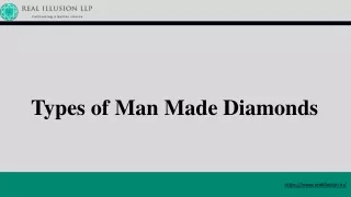 types of man made diamonds
