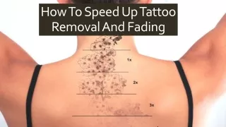how to speed up tattoo removal and fading