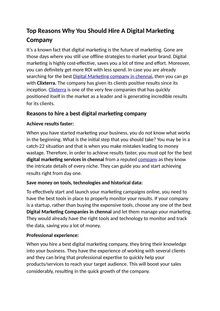 top reasons why you should hire a digital marke