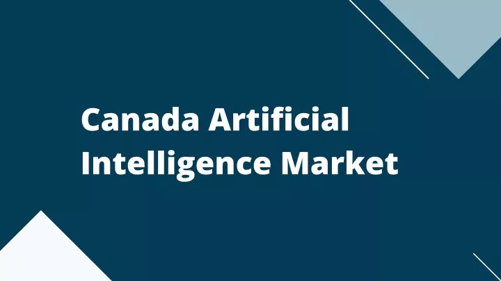 canada artificial intelligence market