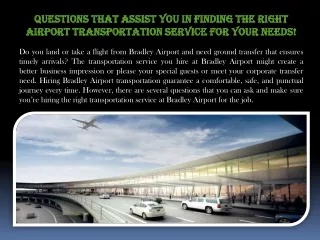questions that assist you in finding the right