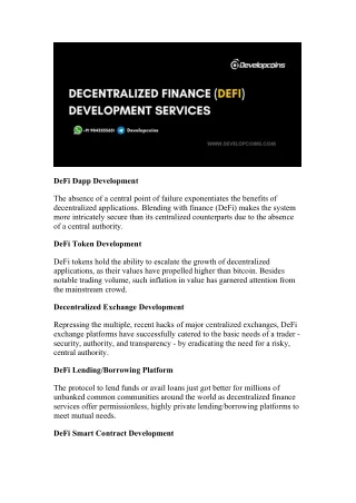 defi dapp development