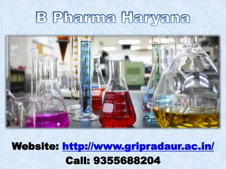 b pharma haryana