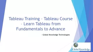 tableau training tableau course learn tableau from fundamentals to advance