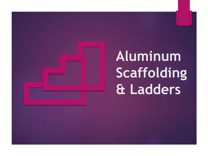 aluminum scaffolding ladders