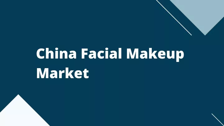 china facial makeup market