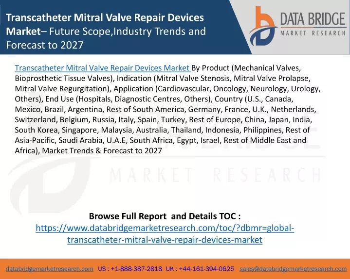 transcatheter mitral valve repair devices market