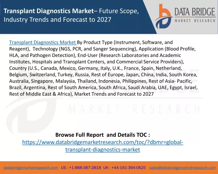 transplant diagnostics market future scope