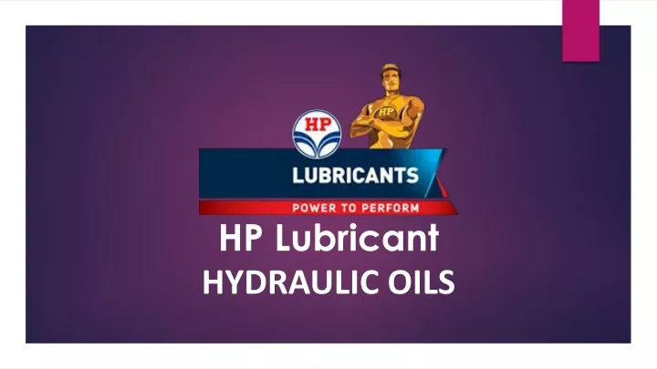 hp lubricant hydraulic oils