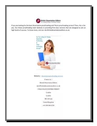 if you are looking for the best dissertation