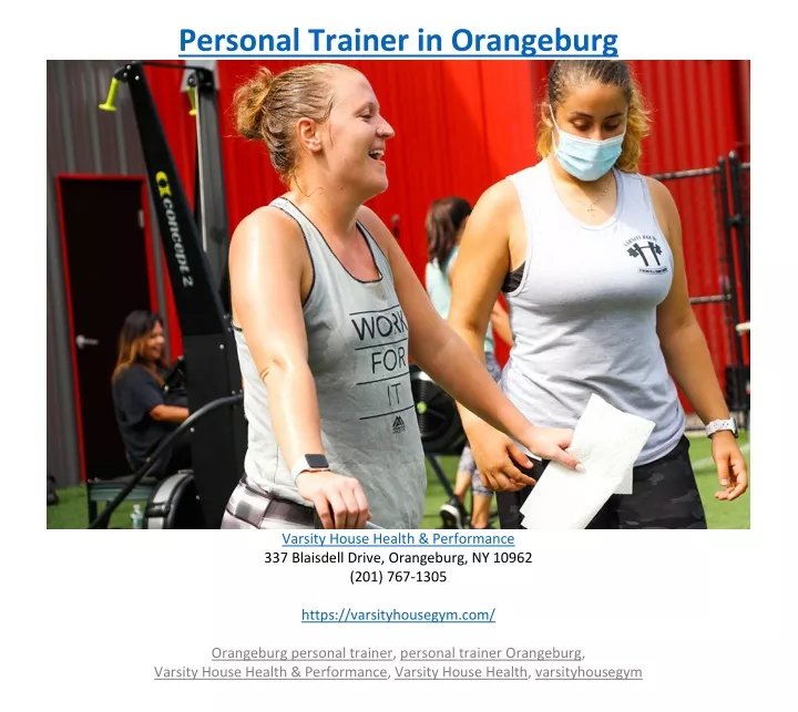 personal trainer in orangeburg