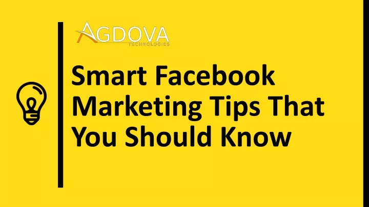 smart facebook marketing tips that you should know
