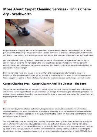 How to Outsmart Your Boss on Carpet Cleaner San Diego