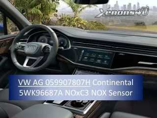 vw ag 059907807h continental 5wk96687a noxc3 nox sensor