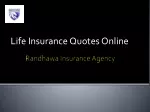 Life Insurance Quotes Online - slide 1