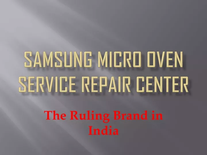 samsung micro oven service repair center