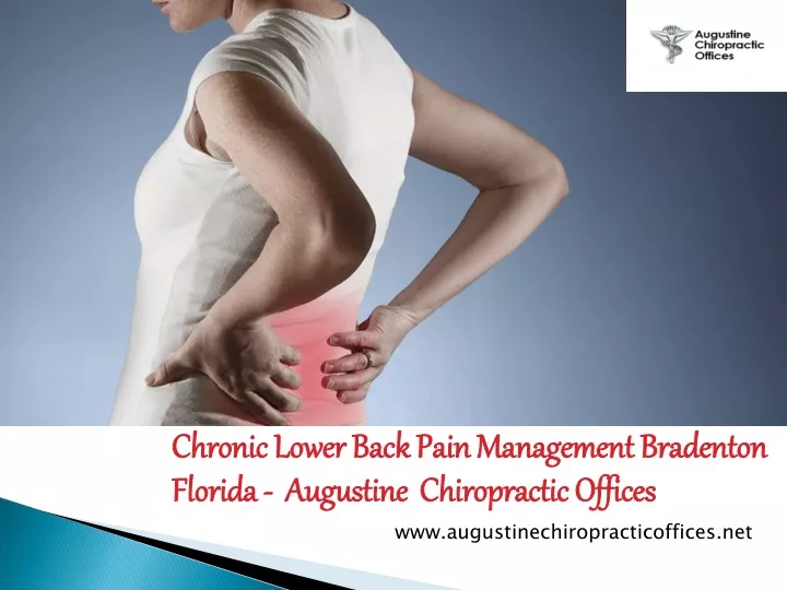 chronic lower back pain management bradenton