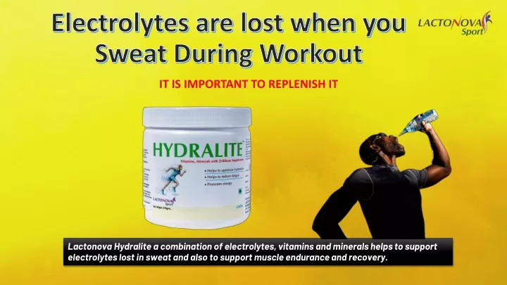 electrolytes are lost when you sweat during workout