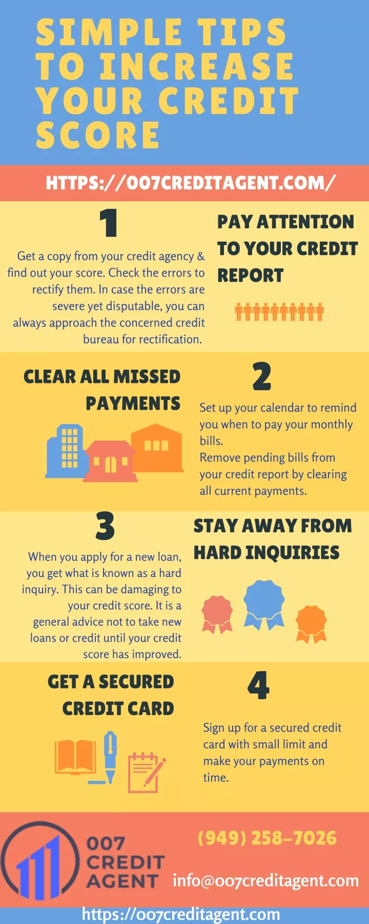 simple tips to increase your credit score