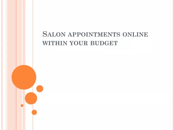 s alon appointments online within your budget