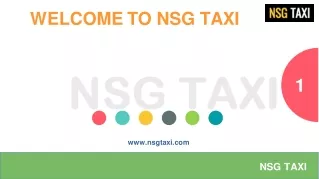 India first affordable cab NSG TAXI