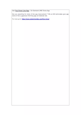 get top clone line app on demand line clone