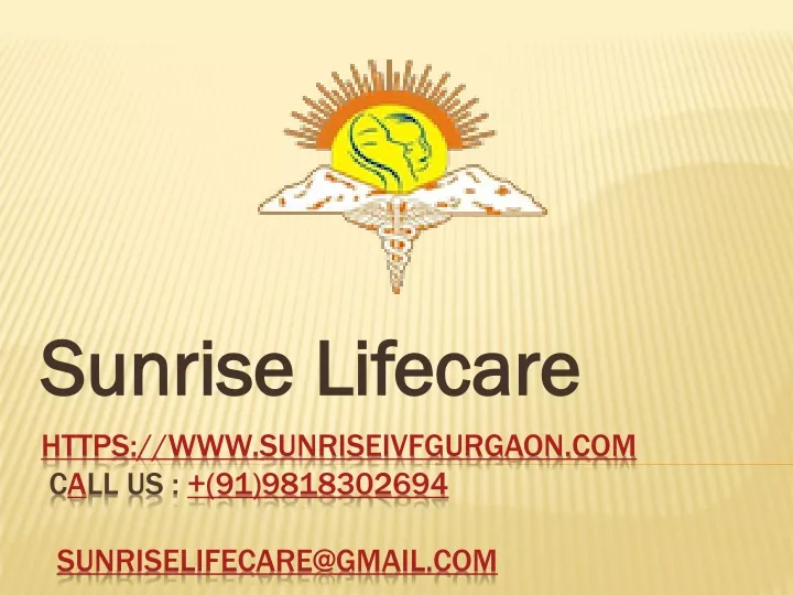 sunrise lifecare