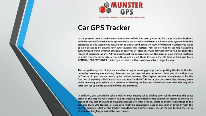car gps tracker