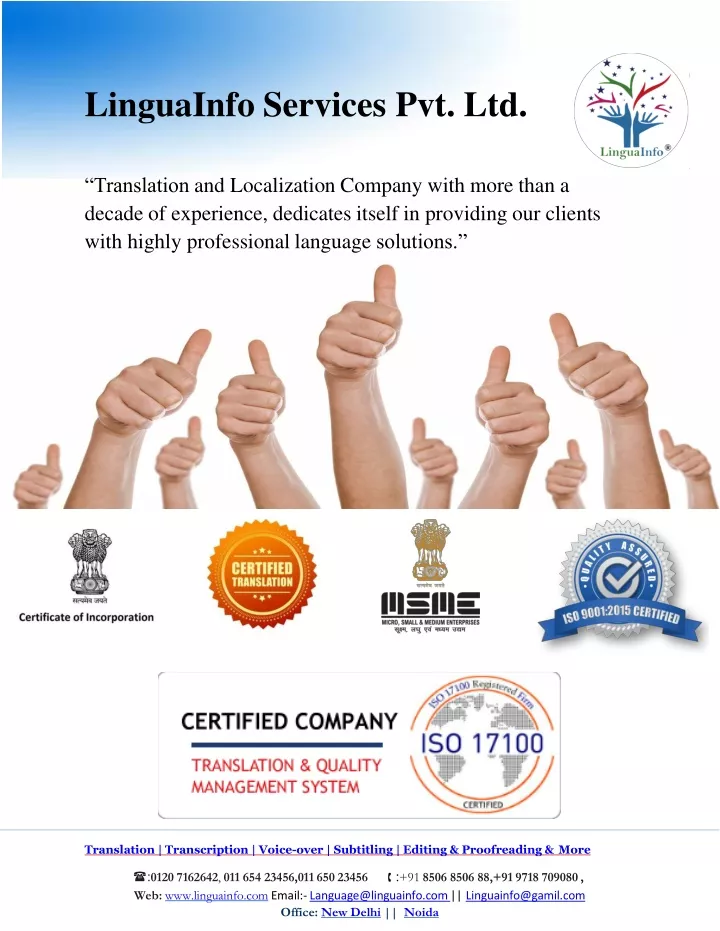 linguainfo services pvt ltd