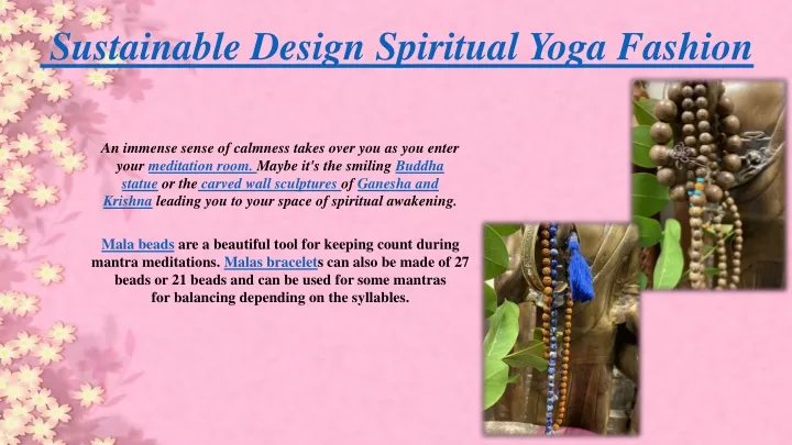 sustainable design spiritual yoga fashion