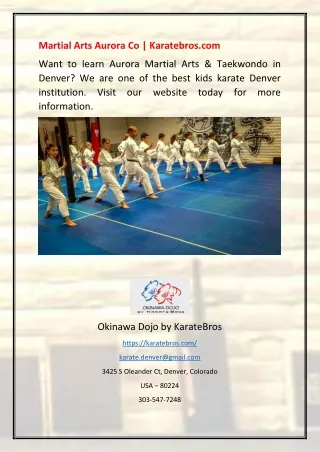 martial arts aurora co karatebros com